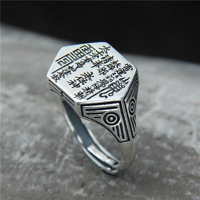 2020 Time-limited Anel Feminino Ways Of Jewelry My Alter Ego Ring Male Buddhist S925 Pure Openings Spells Insulation Products