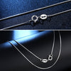2020 Time-limited Ketting Necklaces 925 Sterling .8mm Box Chain - Italian Crafted Necklace Super Thin & Strong 16 18