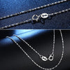 2020 Time-limited Ketting Necklaces 925 Sterling .8mm Box Chain - Italian Crafted Necklace Super Thin & Strong 16 18