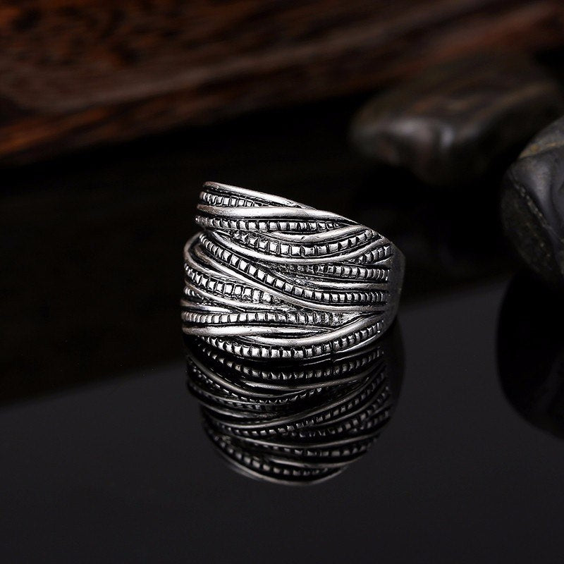 2020 Time-limited New Women 925 Jewelry Retro Sterling Rings For Woman Unique Thailand Compatible With Original Jewelry