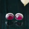2020 Top Fashion Earings Fashion Jewelry Natural Corundum Earrings Contracted Temperament Female Wholesale Girl's Gift