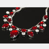 2021 Top Pendants Necklace For Women Exquisite Rhinestone Pendant Necklace Collar Jewelry Red Carpet Necklace #N004