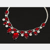 2021 Top Pendants Necklace For Women Exquisite Rhinestone Pendant Necklace Collar Jewelry Red Carpet Necklace #N004