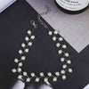 2021 Trendy Elegance Statement Necklace Charm Simulated Pearl Beads Choker Necklace For Women Kolye Collier Femme