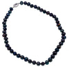 2021 Trendy 8-9mm cultrued Black freshwater pearl beads necklace for womens Jewelry Sell