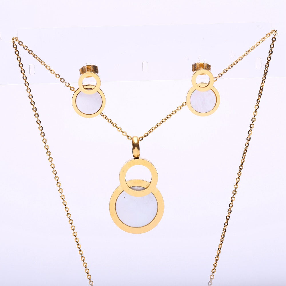 2020 Wedding Gold Plating Necklace Fine jewelry sets Party Women African Beads Bridal Earrings Accessories