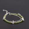 2020 Women Bracelet Kehribar Jewelry Line S925 Pure Style Bamboo Female Modelling Of Delicate Peridot Bracelets New Products