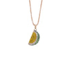 2020 bijoux femme Wholesale price Fashion Women Charm Colorful Crystal watermelon Rhinestone Cute Pendant Sweater Drop shipping