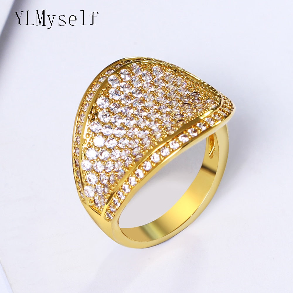 2020 gold color finger ring leaf design Classic Accessories anel feminino anillo jewelry for woman Hot fashion rings