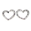 2020 mother's d hearts earrings for women 925 Sterling Silver earing brinco Hoop earring gift to mom fine jewelry ER230