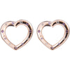 2020 mother's d hearts earrings for women 925 Sterling Silver earing brinco Hoop earring gift to mom fine jewelry ER230