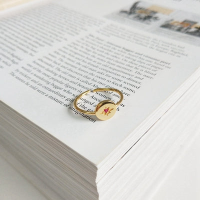 2020 new 925 sterling silver openwork rings letter baby moon-star-shield simple design wild rings for women fashion jewelry gift