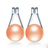2020 new AAAA Quality 100% Natural Pearl Stud Earrings For Women Fashion Elegant Party 925 Sterling Silver Jewelry