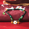 2021 Female Accessories Chinese Style Chokers Necklace Woman Jewelery White Shell Flower Green Yellow Stone Beads Rope DL-195011