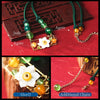 2021 Female Accessories Chinese Style Chokers Necklace Woman Jewelery White Shell Flower Green Yellow Stone Beads Rope DL-195011