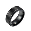 2019  8mm Simple Ring  Gold Ring Men's Women's Exclusive Couple Wedding Ring Women Jewelry Gift