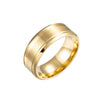 2019  8mm Simple Ring  Gold Ring Men's Women's Exclusive Couple Wedding Ring Women Jewelry Gift