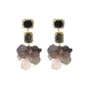 2022 Korea Design Jewelry Acrylic Knit Gradient Earrings Elegant Temperament Crystal Earrings for women gift