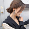 2022 Korea Design Jewelry Acrylic Knit Gradient Earrings Elegant Temperament Crystal Earrings for women gift