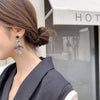 2022 Korea Design Jewelry Acrylic Knit Gradient Earrings Elegant Temperament Crystal Earrings for women gift