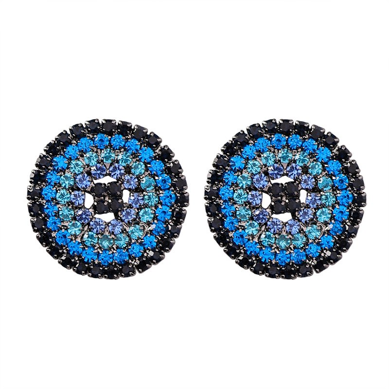 2020 NEW Fashion jewelry Simple 925 silver needle earrings Crystal from Austrian 2 Shapes for women and female as Sweet gifts