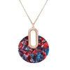 2020 New Crystal from Austrian Simple 4 Colors Acrylic pendant necklace sweater chain Fine Jewelry For Women and female Party