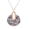 2020 New Crystal from Austrian Simple 4 Colors Acrylic pendant necklace sweater chain Fine Jewelry For Women and female Party