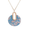 2020 New Crystal from Austrian Simple 4 Colors Acrylic pendant necklace sweater chain Fine Jewelry For Women and female Party