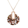 2020 New Crystal from Austrian Simple 4 Colors Acrylic pendant necklace sweater chain Fine Jewelry For Women and female Party