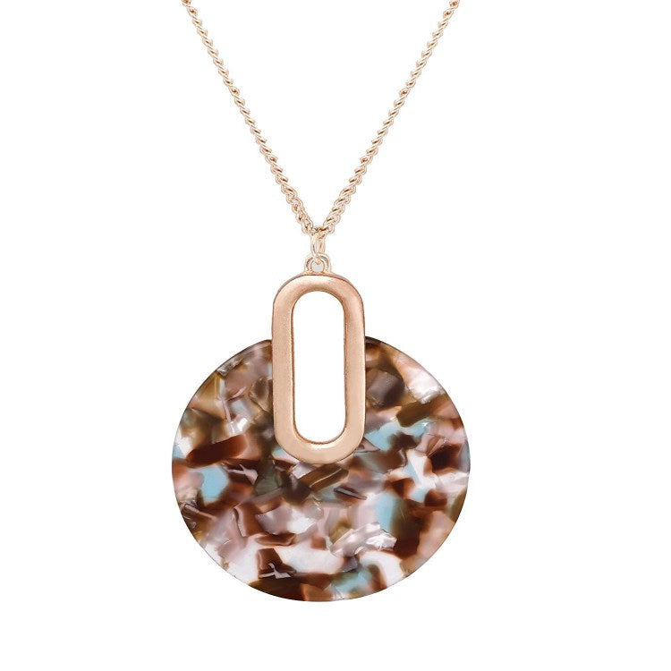 2020 New Crystal from Austrian Simple 4 Colors Acrylic pendant necklace sweater chain Fine Jewelry For Women and female Party