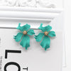 2022 Design Jewelry Elegant big Flower Earrings Summer Style Beach Party Statement earring for Girls gift for woman