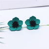 2022 Design Jewelry Elegant big Flower Earrings Summer Style Beach Party Statement earring for Girls gift for woman