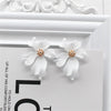2022 Design Jewelry Elegant big Flower Earrings Summer Style Beach Party Statement earring for Girls gift for woman