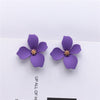 2022 Design Jewelry Elegant big Flower Earrings Summer Style Beach Party Statement earring for Girls gift for woman