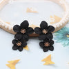 2022 Design Jewelry Elegant big double Flower Mixed co Earrings Summer Style Beach Party earring for woman