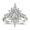2020 SALE Fine Jewelry Europe Zircon ring ring Women Crystal from Swarovski 2 Colors Simple Wild fit Female for Party