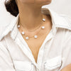 2021 Simple Elegant Multilayer Simulated Pearl Bead  Chain Choker Necklace Women Jewelry Costume Accessories