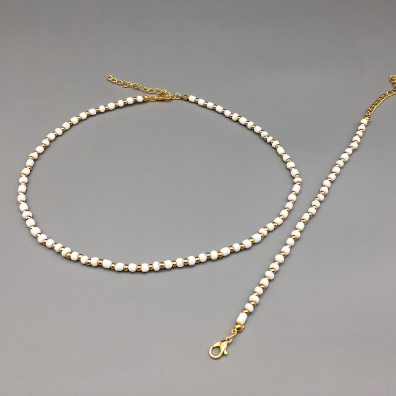 2022 beads choker necklace women beaded necklace women girls party birthday gift charm jewelries for girlfriend