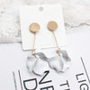 2022 design jewelry exaggerated long rose petals earrings gold metal holiday party earrings for women gift