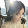 2022 design fashiona jewelry elegant multiple white pearl stud earrings wedding party earrings for Girls gift for woman