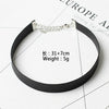 2021 Black Leather Choker Necklace Women Gothic Chokers Necklaces Pink Chocker ketting collares mujer collier ras du cou bijoux