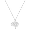 2021 Brain Gold Necklace Jewelry For Doctors Stainless Steel Jewelry For Neurologist And Neurosurgeons Gift Women Necklace