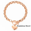 2021  Bow Cuff Crystal Rhinestones Gold Heart Bracelet Bangle For Women Lovers Party Jewelry Start Mujer Pulseras  Gifts