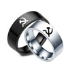 2020  Jewelry Hammer and Sickle Ring Titanium Steel Rings 8mm Men's Ring Cocktail Ring for Anniversary Gift
