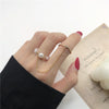 2020  Simple Design anillos Vintage Silver Color Joint Rings Sets for Women Jewelry Korean Version Joint Rings