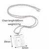 2021 Tooth Stainless Steel Chain Necklace for Women Men Silver Color Dentist Christmas Gift Grunge Jewelry