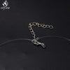 2021  Transparent Fishing Line Necklaces Rhinestone Invisible Chain Necklace Women Choker Necklaces Pendants on Line Neck