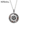 2021 Glass Cabochon Necklace Supernatural Destiel Patterns Antique Necklace Dome Pendants Jewelry