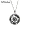 2021 Glass Cabochon Necklace Supernatural Destiel Patterns Antique Necklace Dome Pendants Jewelry