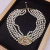 2021 Brand Jewelry Women Vintage Pearls Chain Big Eyes Pendants Pearls Chain Necklace Party Fine Jewelry